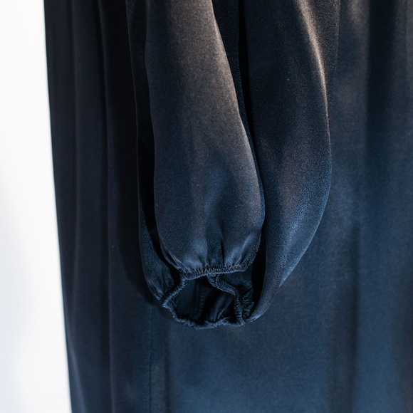 Black Halo 100% Silk Shift Tunic EUC 🎄 🕎 New Year’s Eve Dress - Picture 4 of 8